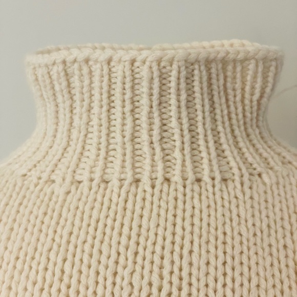 WOMMELSDORFF BERLIN HANDMADE 100% CASHMERE ECRU SWEATER - Picture 12 of 15